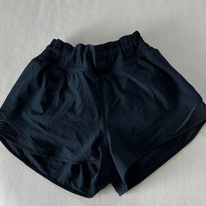 Lululemon low rise hotty hot lined shorts
